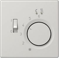 Лицевая панель Jung LS990 для терморегулятора серый картинка